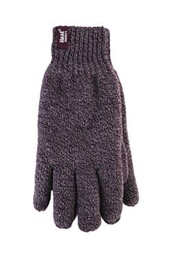 HEAT HOLDERS - Herren Warm Outdoor Handschuhe für Winter | Handschuhe mit Fleece Gefüttert Insulation (S-M, Burgund) von HEAT HOLDERS