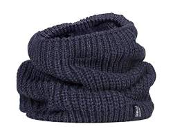 HEAT HOLDERS - Herren Winter Warm Fleece Strick Groß Nacken Halswärmer (One Size, Navy (Larvic)) von HEAT HOLDERS