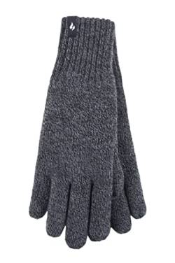 HEAT HOLDERS Neu! Mens Wärmehalter Weaver Thermal Insulated Handschuhe (Medium/Large, Grau Marl) von HEAT HOLDERS
