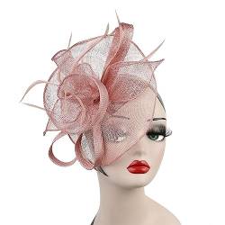 Damen Blumen Kopfbedeckung Haarband Fascinator Hut Feder Teeparty Braut Make-up Abschlussball Fotoshooting Fotografie Hochzeiten Stirnband Haarschmuck Mode-Stirnbänder von HEBBES