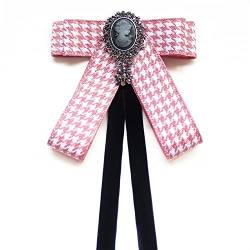 Fashion Fliegen Ribbon Bowknot Brosche Kristall Bowtie Krawatten Pins und Broschen Männer Mode Kragen Blume Geschenke for Frauen Zubehör (Color : B11) von HEBBES