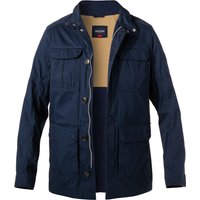 HECHTER PARIS Herren Fieldjacket blau Baumwolle unifarben von HECHTER PARIS