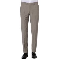 HECHTER PARIS Herren Hose beige Schurwolle meliert von HECHTER PARIS