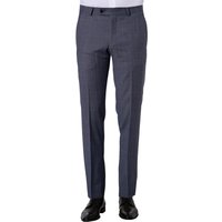 HECHTER PARIS Herren Hose blau Schurwoll-Stretch von HECHTER PARIS