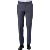 HECHTER PARIS Herren Hose blau Schurwoll-Stretch von HECHTER PARIS