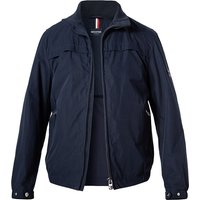 HECHTER PARIS Herren Jacke blau Baumwolle unifarben von HECHTER PARIS