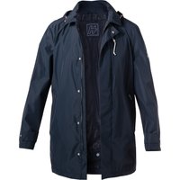 HECHTER PARIS Herren Jacke blau Mikrofaser unifarben von HECHTER PARIS