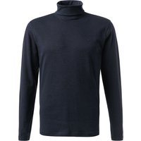 HECHTER PARIS Herren Rollkragenpullover blau Baumwolle unifarben von HECHTER PARIS