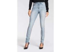 Skinny-fit-Jeans HECHTER PARIS Gr. 36, N-Gr, blau (light blue used) Damen Jeans Röhrenjeans von HECHTER PARIS