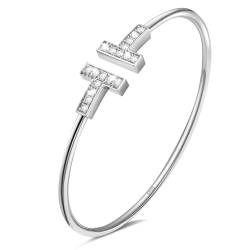 Armband,Armband Damen mit Zirkonia,Schmuck,Armband Silber 925 Damen,Schmuck Damen,Armband Damen Silber,Geburtstagsgeschenke für Frauen,Geschenke zum Jahrestag,Ostergeschenke,Weihnachtsgeschenke von HEFANG