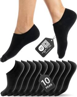 HELDENWERK 10 Paar Füsslinge für Damen & Herren - Unsichtbare Sneaker-Socken atmungsaktiv & bequem - Füßlinge in schwarz, weiß, grau von HELDENWERK