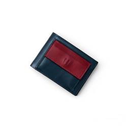 HELMBROOK London® Bifold Herren-Geldbörse aus echtem Leder mit Münzfach | aus vollnarbigem handgefertigtem Leder | RFID-sichere Geldbörse mit Druckknopf | in Geschenkbox und Beutel für den Ruhestand von HELMBROOK London