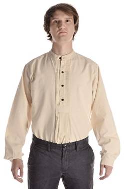 HEMAD Trachtenhemd Pfoad Isar Baumwoll Hemd beige XL von HEMAD