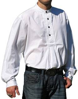 HEMAD Trachtenhemd Pfoad Isar Baumwoll Hemd weiß XL von HEMAD