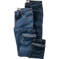 HENSON&HENSON Regular-fit-Jeans 2 klassische Denim-Farben in einem Set, komfortable Stretch-Qualität von HENSON&HENSON