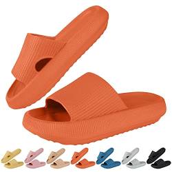 HEPODA Badelatschen Herren Damen Schlappen Cozislides Badeschlappen Cozy Slides Hausschuhe Sommer Badeschuhe Rutschfeste Wolken Slipper Schlappi Wolken Schuhe von HEPODA