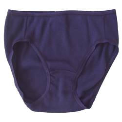 HERMKO 2130 Mädchen Slip aus 100% Bio-Baumwolle, Unterhose in Feinripp-Qualität, Farbe:lila, Größe:104 von HERMKO