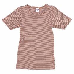 HERMKO 2681005 Kinder Thermo-Shirt Kurzarm, Größe:92, Farbe:Beige Ringel von HERMKO