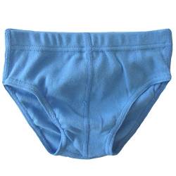 HERMKO 2850 Jungen Slip Unterhose für Jungs Sportslip ohne Bein 100% Bio-Baumwolle, Farbe:hellblau, Größe:116 von HERMKO