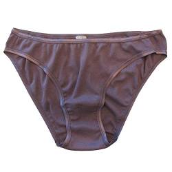 HERMKO 5032 Damen Mini Slip (Bikini-Form) aus Cotton/elastan, Farbe:Pflaume, Größe:40/42 (M) von HERMKO