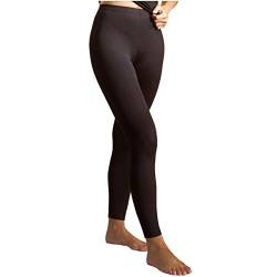 HERMKO 5720 2er Pack Damen Leggins, Farbe:schwarz, Größe:32/34 (XS) von HERMKO