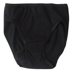 HERMKO 62130 Mädchen Athletic Slip - Funktionsunterhose, Farbe:schwarz, Größe:152 von HERMKO