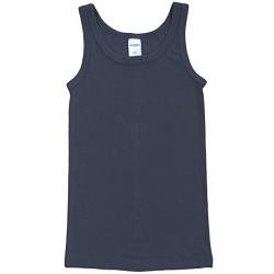 HERMKO 62800 Kinder Funktions-Tank Top schnelltrocknendes Unterhemd für Jungen und Mädchen, Farbe:Graphit, Größe:104 von HERMKO