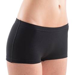 HERMKO 65700 Damen Sport-Pant schnelltrocknend + atmungsaktiv, Farbe:schwarz, Größe:36/38 (S) von HERMKO