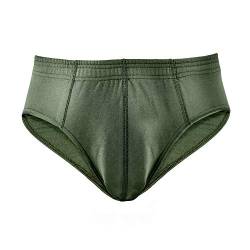 HERMKO 8300 Herren Slip aus Baumwolle/Elastan, Größe:D 5 = EU M, Farbe:Olive von HERMKO