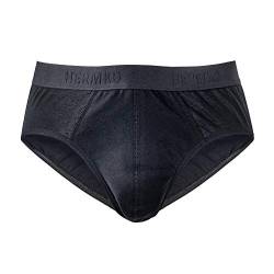 HERMKO 8310 Herren Slip aus Baumwolle/Elastan, Größe:D 12 = EU 6XL, Farbe:schwarz von HERMKO