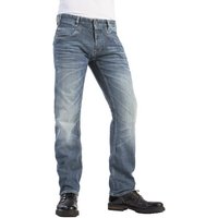 HERO by John Medoox Stretch-Jeans Baxter Heritage Herren Denim Jeans Hose - Relaxed Fit - Bluegrey von HERO by John Medoox