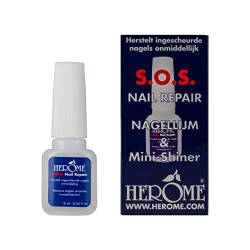 Herome SOS Nagelkleber (SOS Nail Repair) - Reparatur Für Eingerissene Nägel - 10ml. von HEROME