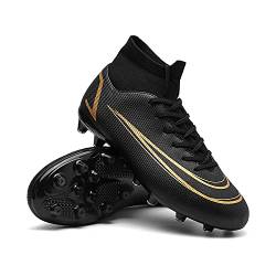 HESBITEUL Fußballschuhe Herren High Top Spike Cleats Jungen Outdoor Fußball Stiefel Professionelle Athletics Trainingsschuhe Turnschuhe Sport Football Schuhe von HESBITEUL