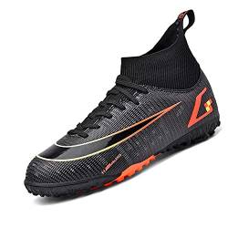 HESBITEUL Fußballschuhe Männer Fußball High-Top Spikes Fußball Fußballschuhe Kinder Fußballschuhe Stollen Outdoor Professionelle Trainingsschuhe Turnschuhe von HESBITEUL