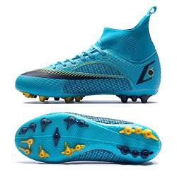 HESBITEUL Herren Stollen Fußballschuhe High Top Spikes FG AG Fußballtrainingsschuhe Jungen Fußballschuhe von HESBITEUL