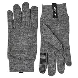 HESTRA Merino Touch Point Liners Handschuhe, Größe 7, 2020, Grau, grau, 33 von HESTRA
