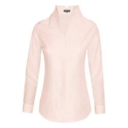 HEVENTON Damen Bluse Weiß Stehkragen elegant bügelleicht 1210 Farbe Rosa Größe 36 von HEVENTON