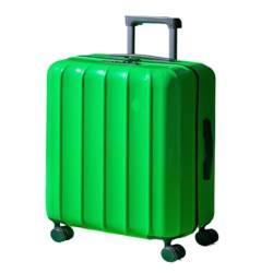 HEWOOJA Reisekoffer Winter-20-Zoll-Boarding-Koffer for Damen, 24-Zoll-Koffer, Trolley-Koffer, Herren-Passwortbox Trolley (Color : Green, Size : 24in) von HEWOOJA