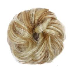 Smutsigt hårbulle (1/2 Stück) Dutt-Pferdeschwanz-Haarverlängerungen for Frauen, Mädchen, Kinder, synthetische lockige Donut-Chignon-Haarteile, elastisches Haarband, Hochsteckfrisur, Chignon, flauschig von HEXEH