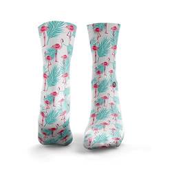 HEXXEE Damen Flamingo-Socken, Mehrfarbig, 36 von HEXXEE