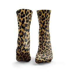 HEXXEE Damen Socken mit Leopardenmuster, Mehrfarbig, 36 von HEXXEE
