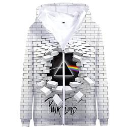 Pink Floyd Hoodie Pullover T-Shirts Sweatshirts 3D-Druck Polyester Perfekt für Damen Herren Fans,K1,XL von HEY XQ