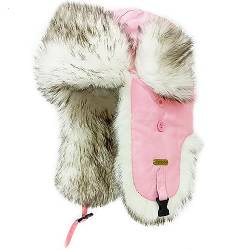 HEYANN Pink Uschanka Fellmütze Damen Trapper Fliegermütze Herren Russenmütze Damen Fellmütze Warme Mütze mit Ohrenklappen Winter Bomber Hut Wintermütze für Herren (L/XL, Rosa) von HEYANN