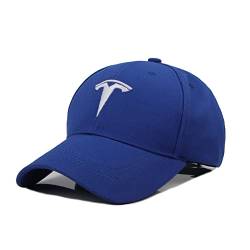 Baseball Cap Herren Snapback Cap Für Herren Damen Unisex Tesla Baseball Caps Für Herren Autofans Hüte,D von HEYCE