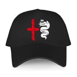 Baseball Cap Herren Snapback Cap für Herren Damen Unisex für Alfa Romeo Giulia Stelvio Giulietta GT 156 Baseball Caps für Herren Autofans Hüte,A von HEYCE