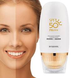 Feuchtigkeitsspendende Sonnencreme SPF 50-1,76 Unzen Sonnencreme - Sweatproof PA+++ Erfrischende feuchtigkeitsspendende Anti-UV 12H+ Sunblock Hand Defense Lotion für den Strand Heyce von HEYCE