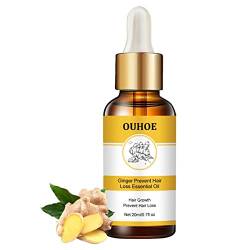 HEYCE Ingwer-Haaröl - Glattes Ingweröl für das Haarwachstu - 20ml Ginger Essence Ginger Hair Nährlösung Ingwer, Angelica Sinensis, Niacinamid für Dickes, weiches Haar von HEYCE