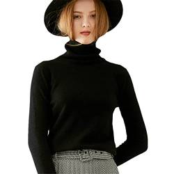Herbst Winter 100% Kaschmir Pullover Frauen Damen Luxus Weiche Naturwolle Warm Übergröße Strickpullover Tops von HEYDHSDC