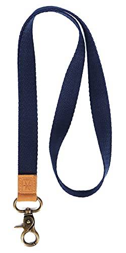 HEZEN Coole Lanyards, Halsband-Schlüsselanhänger, Hals-Lanyards für Schlüssel, Brieftaschen und Ausweishalter (Blau) von HEZEN