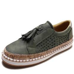 HFDHD Dotmalls Schuhe, 2024 Libiyi Schuhe Damen, Dotmalls Damen Ultra-Bequeme, atmungsaktive Sneakers, Bequeme Schuhe mit Fußgewölbeunterstützung für Damen (37,Green) von HFDHD